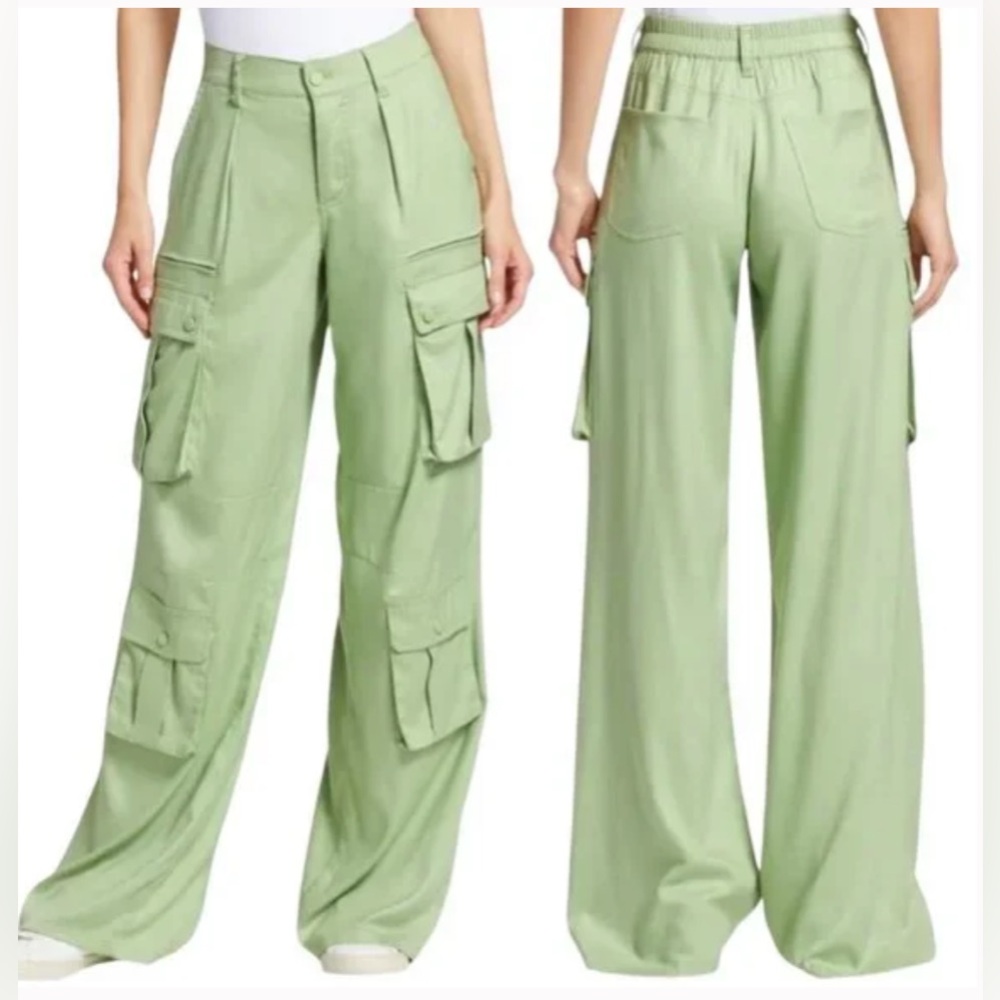 Alice & Olivia sage green cargo pantsts